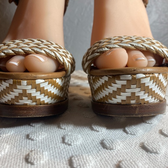 VIA SPIGA Woven Braided Platform Sandals - Picture 4 of 16